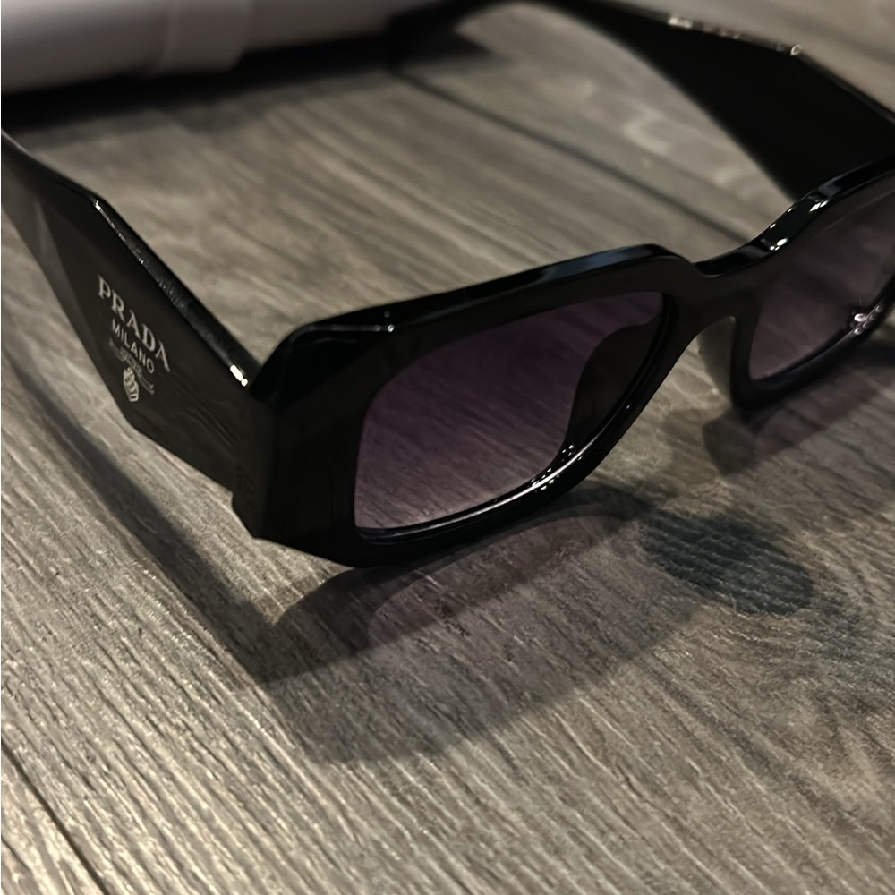 Prada Sleek Black Sunglasses